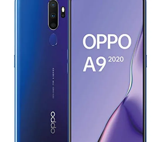 OPPO A9 (2020) - Smartphone 128GB, 4GB RAM, Dual Sim, Space Purple