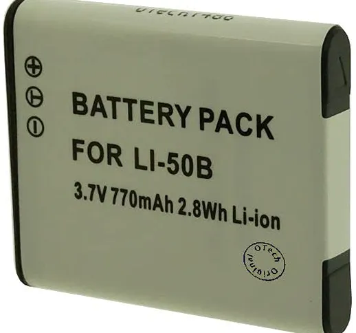Otech Batteria Compatibile per PENTAX D-LI92