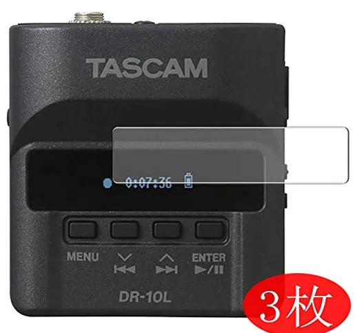 VacFun 3 Pezzi Trasparente Pellicola Protettiva Compatibile con TASCAM DR-10L, Screen Prot...