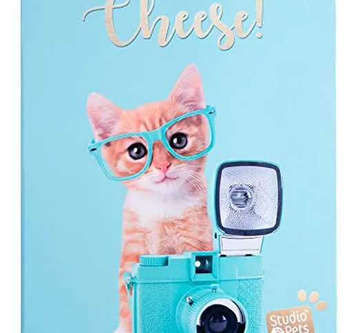 Erik® - Album foto 13x20 cm, 304 tasche, copertina rigida - Studio Pets Cat Rayben