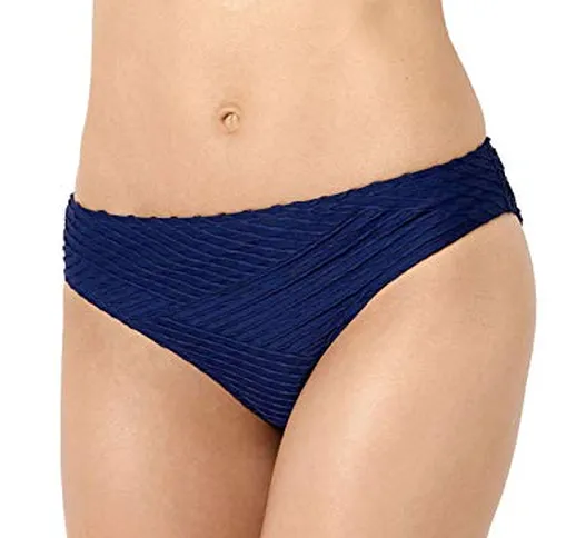 Miss Sans Complexe 68PAF07 Women's Acapulco Blue Swimwear Beachwear Bikini Bottom Medium (...