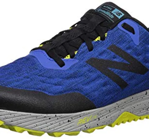New Balance Nitrel, Scarpe da Trail Running Uomo, Blu (Blue/Black Blue/Black), 42 EU