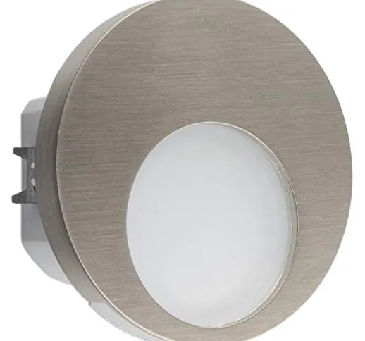 LEDIX 02 – 221 – 22 – Lampada da parete a LED, alluminio, grigio acciaio, dimensioni 7,3 x...