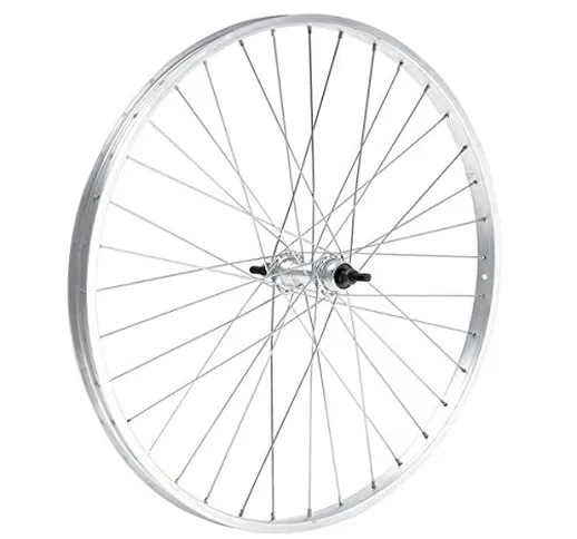 Cerchio ruota posteriore bici touring mtb 20 x1,75 alluminio mozzo acciaio 5/6 v