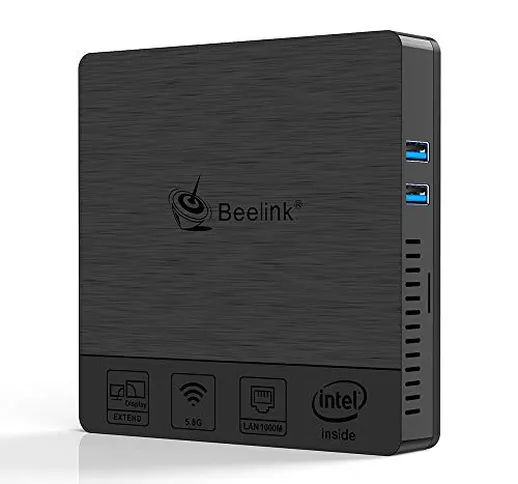 Mini PC,Beelink BT4 4GB Ram 64GB SSD Fanless Mini Desktop Computer Intel Atom x5-Z8500 2.4...