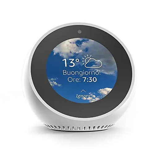 Amazon Echo Spot - Sveglia intelligente con Alexa - Bianco