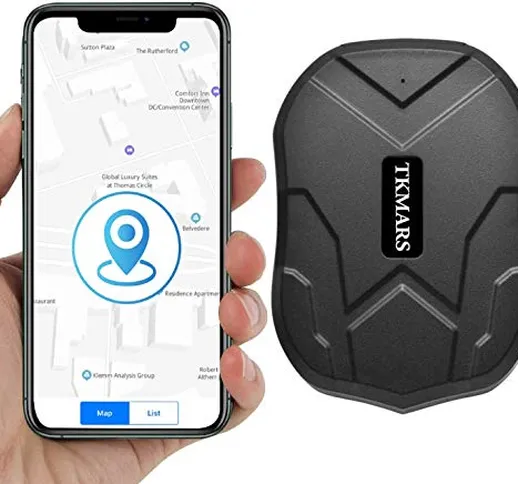 KUCE GPS Auto,Localizzatore GSM GPS Tracker Con microfono 90 Giorni Standby Monitoraggio i...