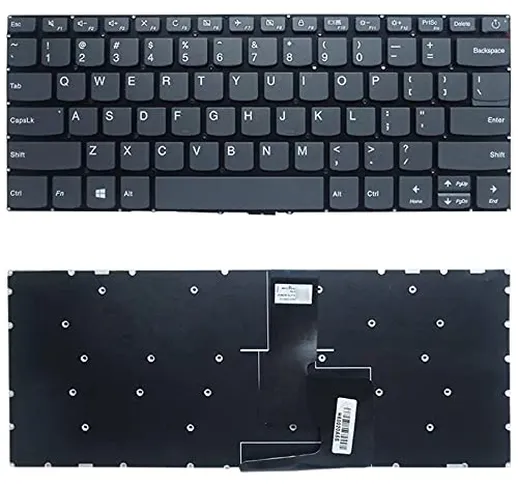 MENGHONGLLI Tastiera di Ricambio per Laptop Tastiera della Versione USA per Lenovo IdeaPad...