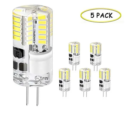 Jpodream® Lampadine LED G4，3.5W 48 x 3014 SMD Risparmio Energetico Lampada, 300LM, Equiva...