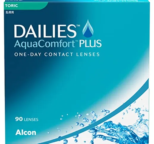 Dailies AquaComfort Plus Toric lenti a contato giornaliere, 90 lenti, BC 8.8 mm, DIA 14.4...