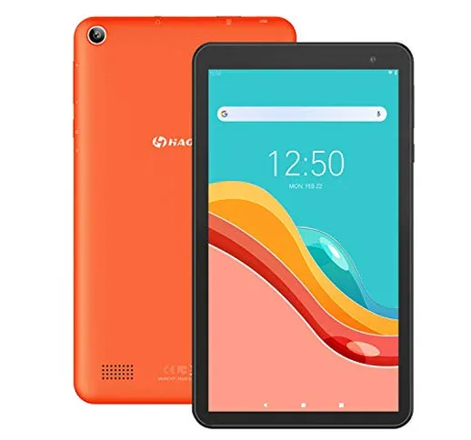 Tablet 7-Pollici Android 9.0 - HAOQIN H7Pro Tablet PC 32GB Quad Core HD IPS Dual Camera Wi...