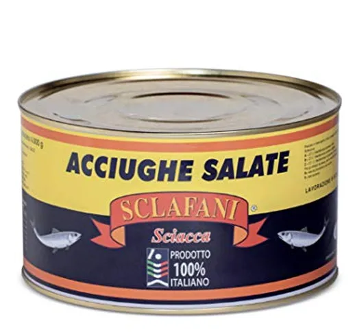 Acciughe Salate di Sciacca 100% artigianali 2 Kg.