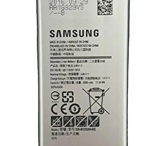 Batteria originale da 3000 mAh Samsung EB-BG928ABE per Samsung Galaxy S6 Edge Plus G928 G9...