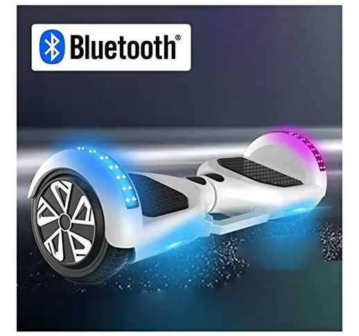 Hoverboard Auto Bilanciamento Hoverboard for bambini e adulti, collegamento Bluetooth for...