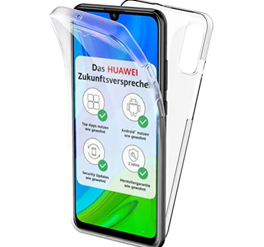Oududianzi Cover per Huawei P Smart 2020, 360 Gradi Protezione Progettata, Trasparente Ult...