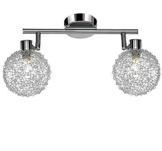 Monzana Lampada a Faretti LED da Soffitto 2 Faretti Lampade per Salone Braccio Girevole a...