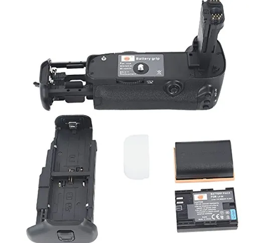 DSTE Multi-Energia Verticale Batteria Presa per Canon EOS 5D Mark III 3 SLR Digital Fotoca...