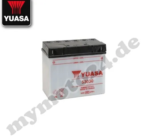 Batteria YUASA 53030, 12 V/30AH (dimensioni: 186 x 130 x 171)