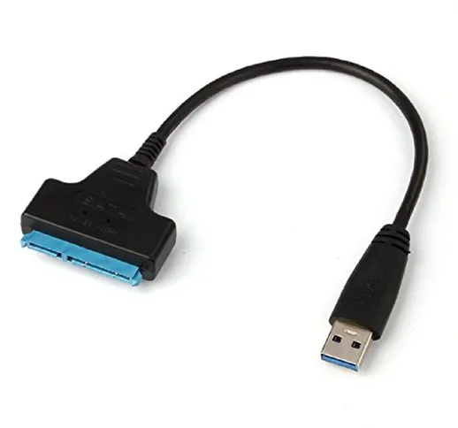 Susenstone USB 3.0 a SATA 22 pin da 2,5 pollici driver del disco rigido SSD cavo adattator...