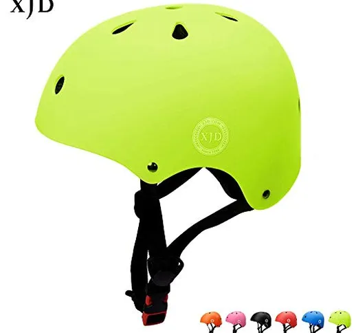 XJD Casco Bici Ideale per Bambini e Adolescenti Caschi MTB Scooter Helmet Ideale per Tutte...