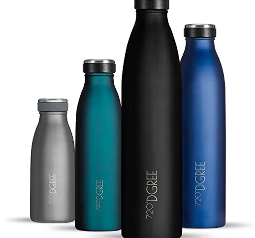 720°DGREE Borraccia Termica 1 Litro “milkyBottle“ - Senza-BPA Prova di Perdite - Bottiglia...