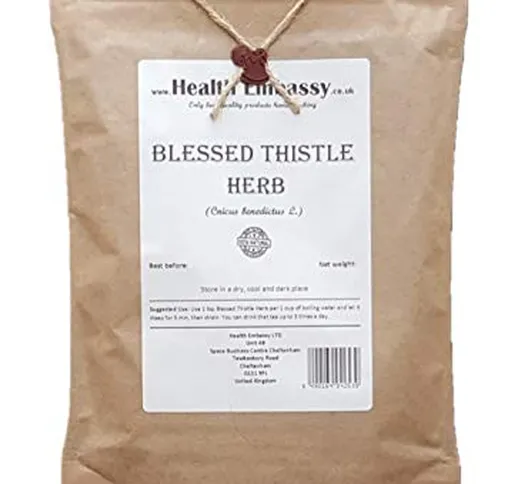 Health Embassy Cardo Benedetto Erba (Cnicus Benedictus L.) / Blessed Thistle Herb, 50g