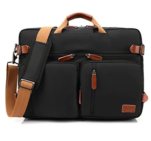 CoolBELL 17,3 Pollici Convertibile Borsa Zaino Borsa Messenger per pc e Portatile/Mac-Book...