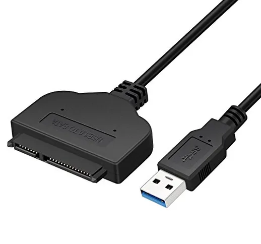 Yizhet Cavo Adattatore USB 3.0 a SATA, Cavo per Hard Drive SATA da USB 3.0 a SSD 2,5'', Ca...