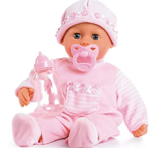 Bayer Design 93800-Pink - Bambola Bebè First Words Baby Interattiva