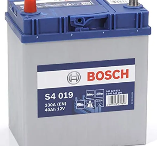 Bosch S4019 Batteria Auto 40A/h-330A