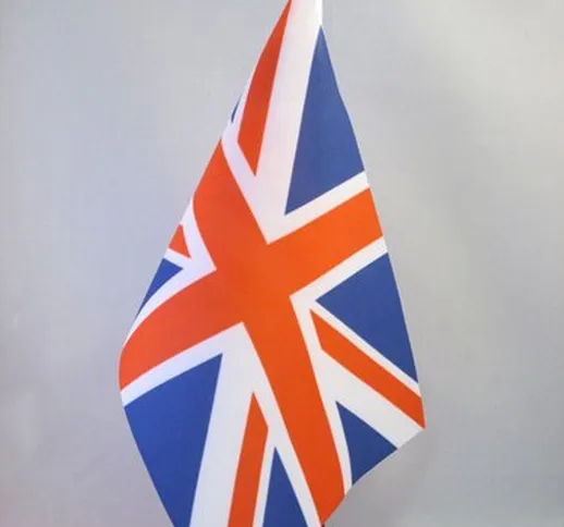 AZ FLAG Bandiera da Tavolo Regno Unito 21x14cm - Piccola BANDIERINA Britannica – Inglese –...