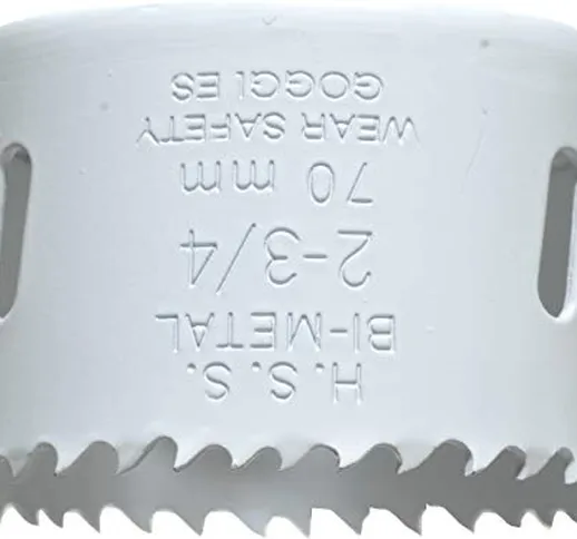 kwb Ø 70 mm Sega a tazza HSS-Bi-Metal 598070 (Vario-Dente, 8% Cobalto, alta concentricità)