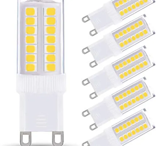 Sigalux - Lampadina a LED G9, 2,8 W, 300 lumen, equivalente a 40 Watt, luce bianca calda 3...