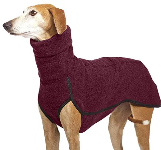 più Nuovo Collo Alto Cappotto per Cani di Taglia Media per Cani di Grossa Taglia Levriero...