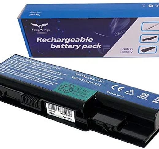 FengWings® 5200mAh AS07B31 AS07B41 AS07B51 AS07B61 Laptop Batteria Compatibile con Acer As...
