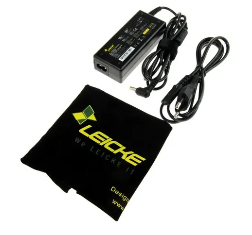 LEICKE Alimentatore Universale per Notebook Laptop Portatile 19V 3,42A 65W | Adattatore pe...