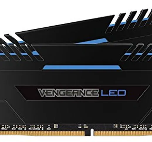 Corsair Vengeance LED Kit di Memoria Illuminato LED Entusiasta 16 GB (2x8 GB), DDR4 3000 M...