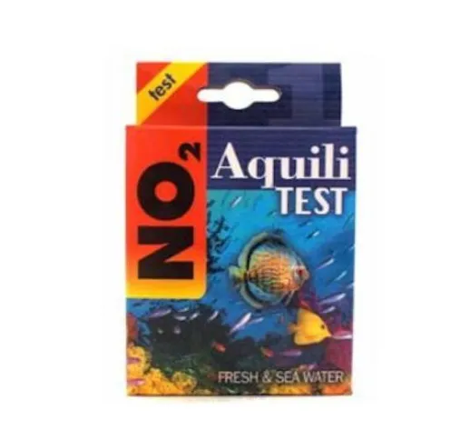 Aquili Test NO2 - Kit per la misurazione dei nitriti in acquario dolce o marino e laghetto...