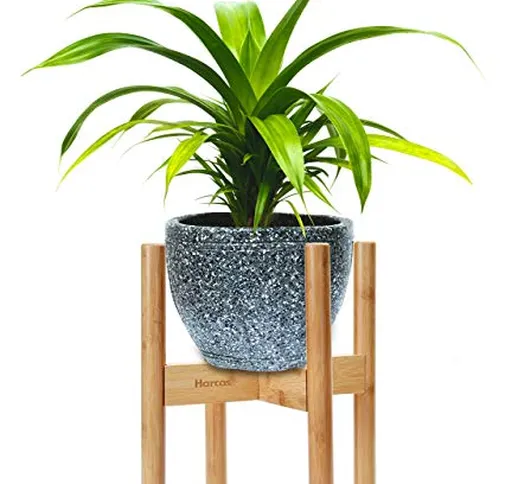 Supporto per Piante in Bamboo di Harcas. Regolabile per adattarsi a vasi per piante da 22...