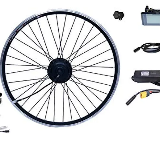 Bafang BF-RWDC-35036-C961-26 - Kit di conversione per bicicletta elettrica da 26", 350 W,...