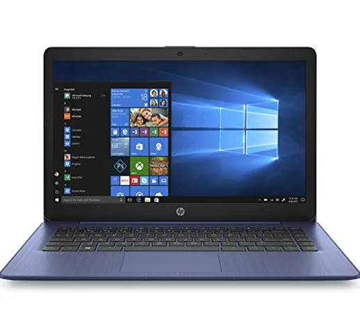 HP 14-ds0006nl Stream Notebook, AMD Dual-Core A4-9120e, RAM 4 GB DDR4, eMMC 64 GB, Windows...