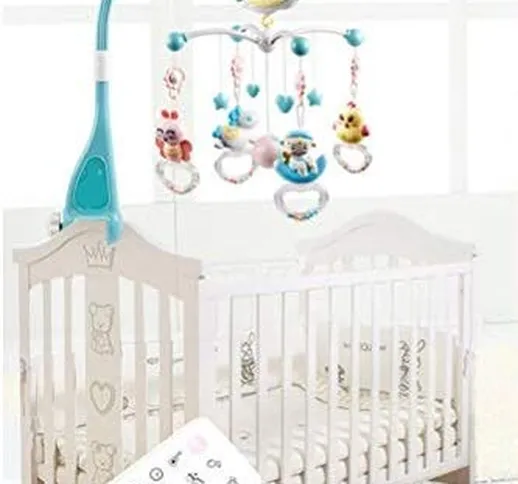 Koowaa Baby Bed Bell Story Proiettore Girevole Baby Musical Presepe Mobile Bed Bell Bell G...