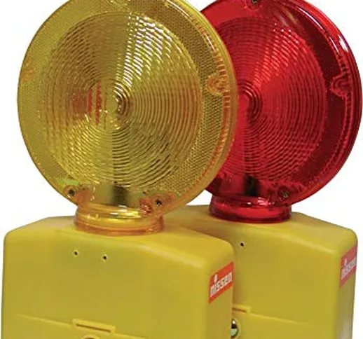 Lampada da cantiere Nitra-LED giallo lente Ø 180 mm testa girevole