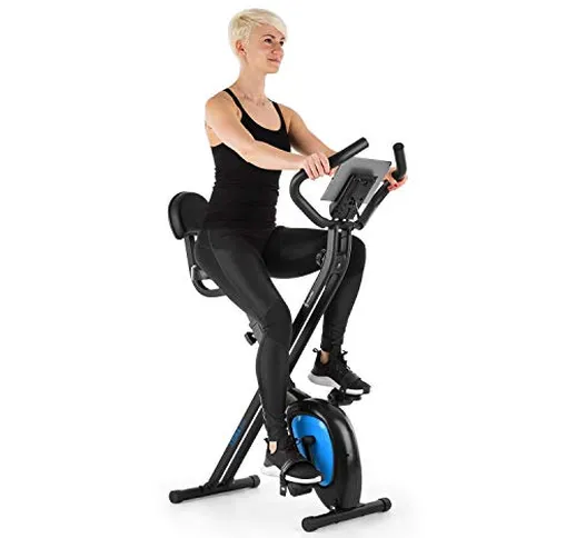 CAPITAL SPORTS Azura Air - Cyclette da Camera, Bici Cardio, Ergometro, Pieghevole, Fitness...