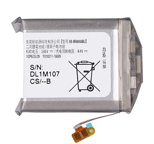 swark EB-BR800ABU - Batteria compatibile con Samsung Galaxy Gear S4 SM-R800 SM-R805, 46 mm
