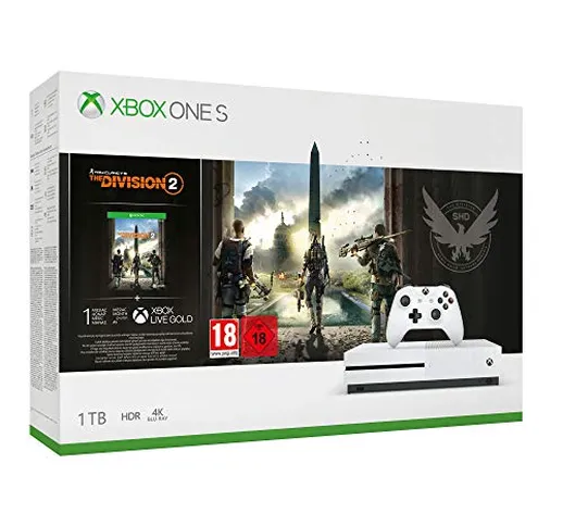 Microsoft Xbox One S 1TB - The Division 2 Bundle [Edizione: Germania]