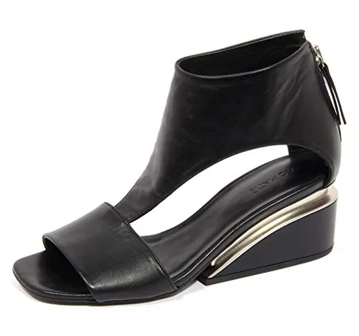 Vic Matie G0670 Sandalo Donna Black Leather Shoes Woman [38]