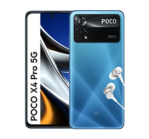 POCO X4 Pro 5G - Smartphone 8+256GB, 6.67” 120Hz AMOLED DotDisplay, Snapdragon 695, 108MP...