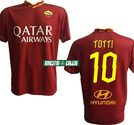 MAESTRI DEL CALCIO Maglia Replica Ufficiale Totti 10" A.S. Roma 2019/2020