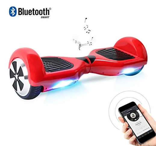 BEBK Hoverboard 6.5" Smart Self Balance Scooter Autobilanciato Skateboard con 2 * 250W Mot...